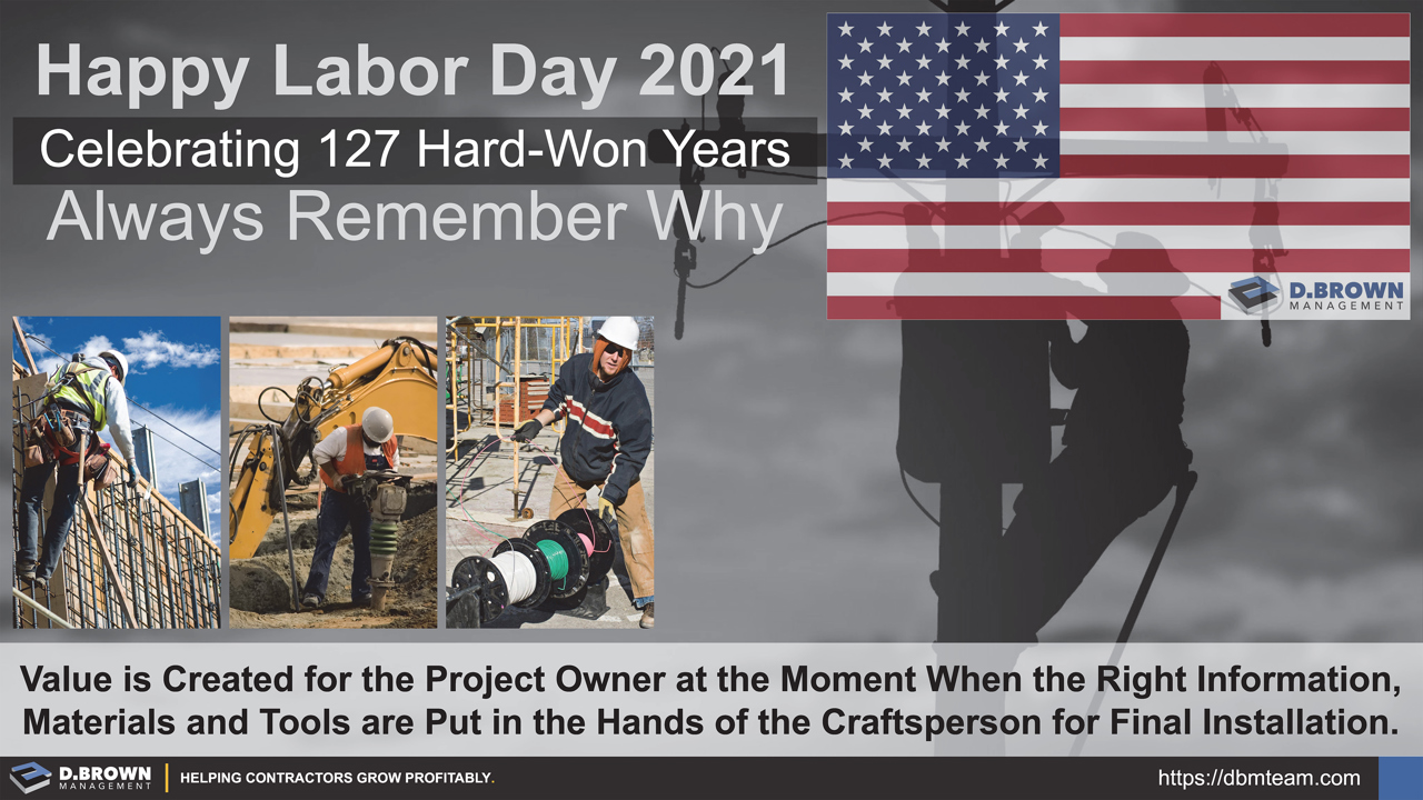 D. Brown Management Happy Labor Day 2021