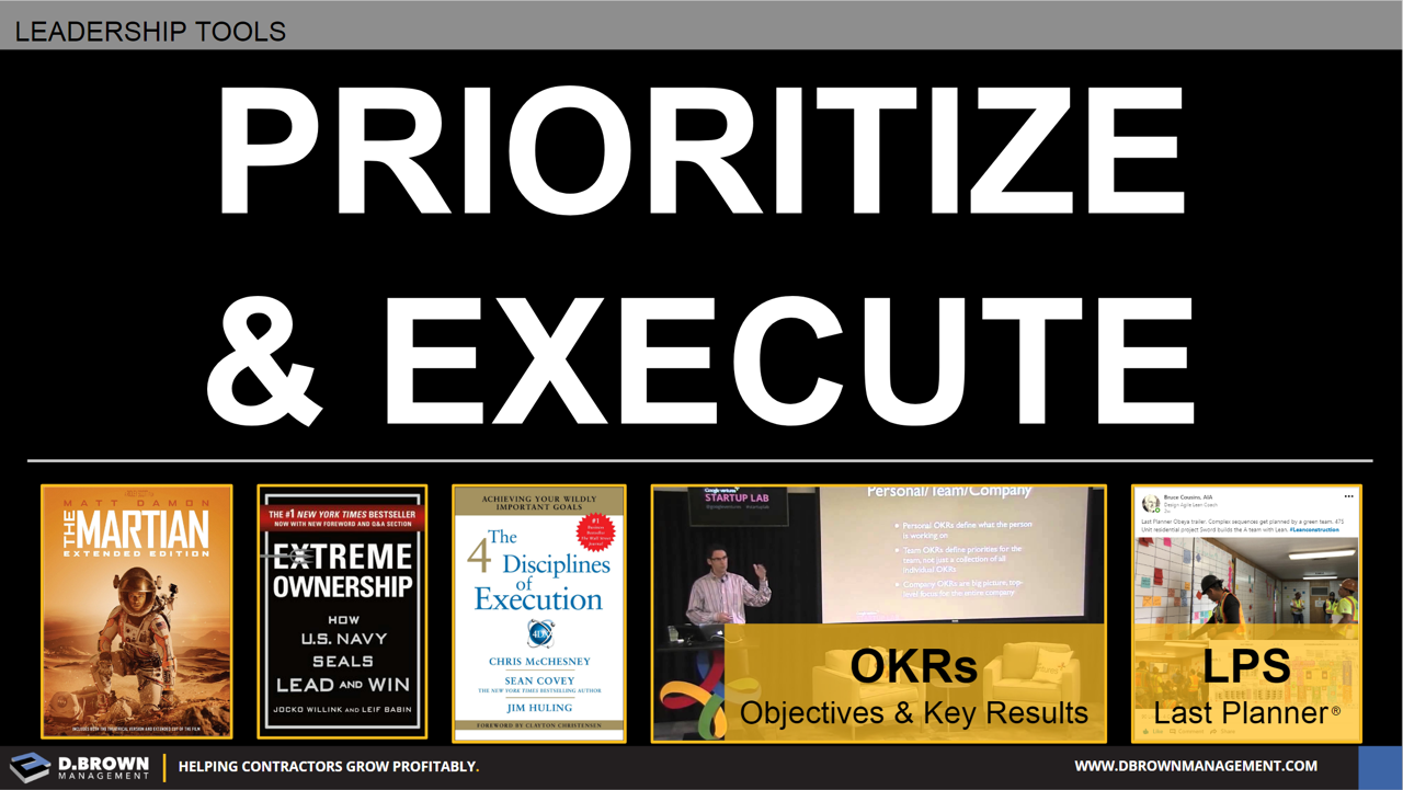 Prioritize and Execute