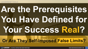 Prerequisites for Success - Real or False Limits? Thumbnail